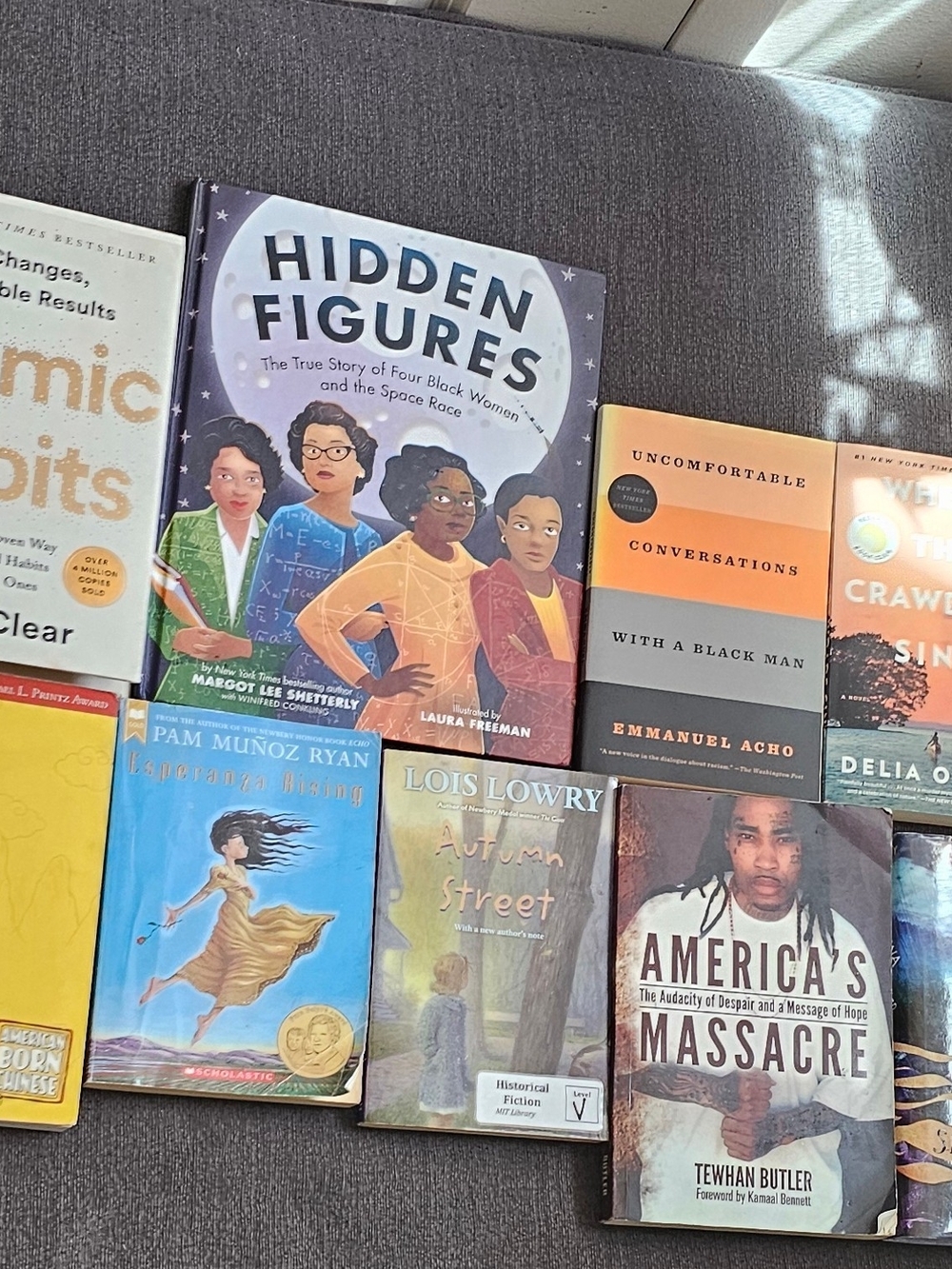Hidden Figures Hardcover Book - Illustrated Cover, Navy & Peach